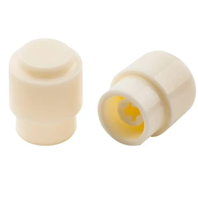 Imagen de Musiclily Pro Tamaño Métrico Botón Selector Pastillas Tipo Telecaster de 3 Posiciones Switch Tips para Guitarra Import Estilo Squier Tele, Aged White(2 Piezas)