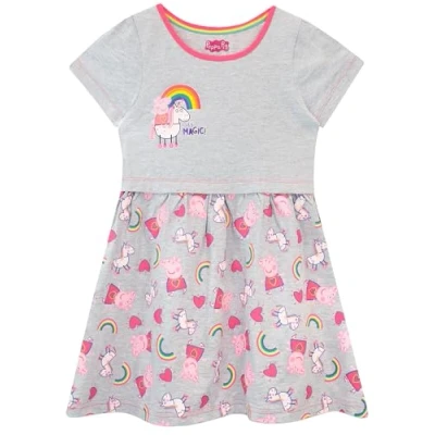 Imagen de Peppa Pig Vestido Niña Vestidos De Verano Playeros Multicolor 2 3 Años