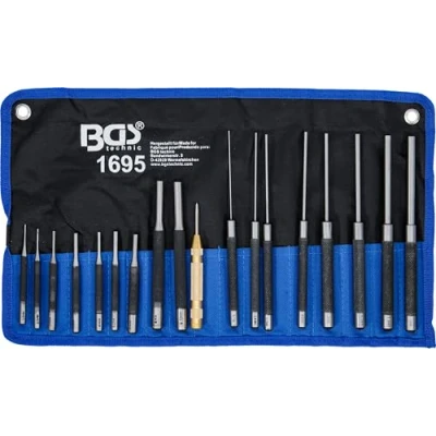 Imagen de BGS 1695 Juego de botadores 100 150 200 mm 1,5 9,5 incl. granetes 18 piezas