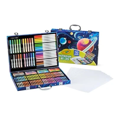 Imagen de CRAYOLA — Maletín de Pinturas para Niños, Kit Pintura con Lápices, Ceras y Rotuladores, Colores Variados, Set +140 Unidades, No Tóxico, Apto Niños a Partir 5 Años