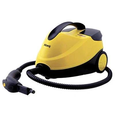 Imagen de H.Koenig Limpiador a Vapor 4 barras NV6200, Autonomía 45 min, Listo en 8 1,5L, Potente 2000W, Compacto, Multifunción Hogar y Oficina, suelo, muebles, coche + 10 accesorios incluidos