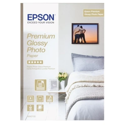 Imagen de Epson Premium Glossy Photo Paper Papel fotográfico brillante, 15 hojas