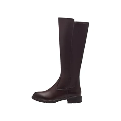 Imagen de Jana Mujer Long Boot Flat 8 25563 43, Botas de Moda, coñac, 36 EU