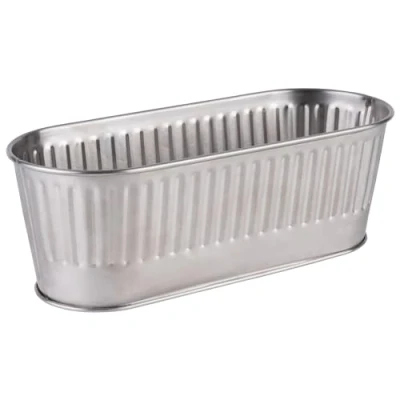 Imagen de APS 11752 Cubertero/Cesta, panera, Cesta para Plantas, 29,5 x 12 cm, Altura 10 2 litros, Acero Inoxidable, Negro