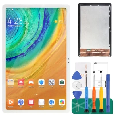 Imagen de Para Samsung Galaxy Tab A7 10.4 (2020) pantalla LCD reemplazo de T500 táctil digitalizador Asamblea SM T500, T505 kits reparación (blanco)