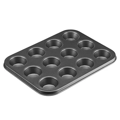 Imagen de Westmark Molde Para mini magdalenas, 12 Muffins, Recubrimiento antiadherente, Acero laminado en frío, Back Meister, Antracita, 32912270