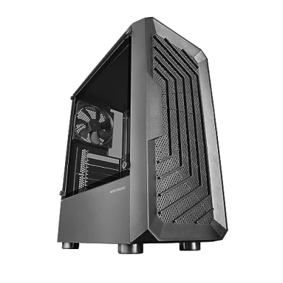 Imagen de CAJA ATX SEMITORRE MARS GAMING MC 2000 BLACK FRONTAL MESH VENTANA LATERAL CAMARA DUAL SIN FUENTE DE ALIMENTACION