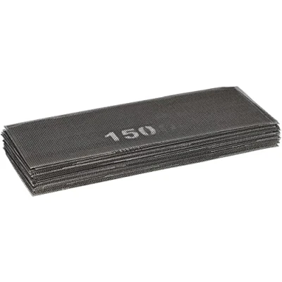 Imagen de KOTARBAU® Set de hojas lija, Grano: 150, Forma rectangular, Malla abrasiva, Rejilla adherente, Carburo silicio, Para lijadoras y pulidoras, alisar juntas o paredes yeso, 20 UD