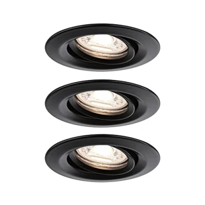 Imagen de Paulmann Nova Mini empotrado 3 orientable negro