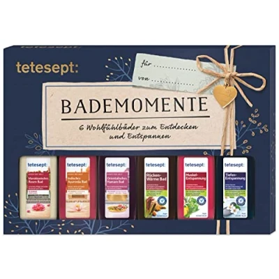 Imagen de baños Tetesept regalo mimos, 6 x 20 ml