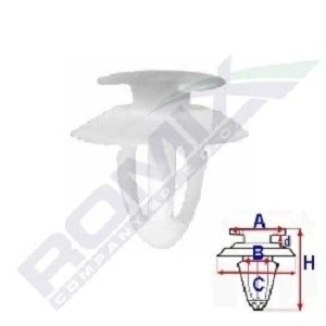 Imagen de ROMIX A15054 Grapa MERCEDES BENZ: Clase E Berlina, Sprinter 2 T Furgón, 3 Furgón