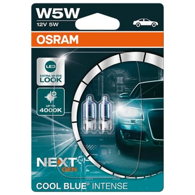 Imagen de OSRAM COOL BLUE INTENSE next Generation 2825CBN 02B Bombillas 12 5 W5W VOLKSWAGEN: Scirocco III, Touran I, Golf 5, OPEL: Combo C Tour, Zafira B