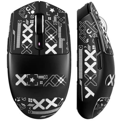 Imagen de MAMBASNAKE x Attack Shark G3 Ratón Gaming Inalámbrico, Ligero 59g, Sensor Óptico PAW3311, 25.000 dpi, Bluetooth/2.4G/USB C, 5 Botones Programables, Grip Antideslizante, 500mAh para PC/Mac Negro