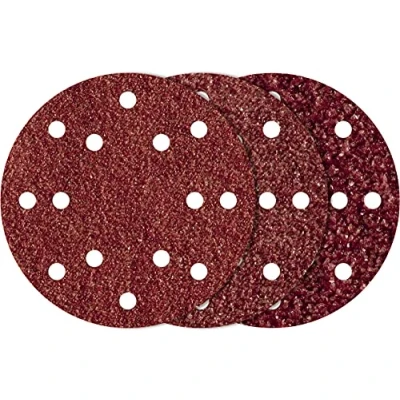 Imagen de wolfcraft juego de discos autoadherentes lijar 10 piezas para madera/metal I 8404000