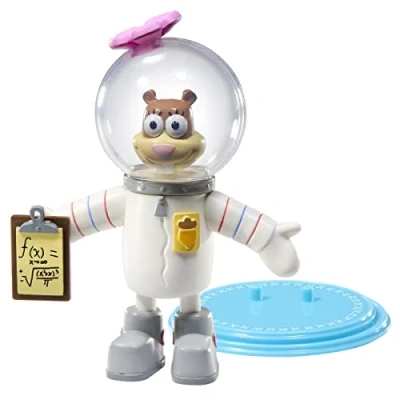 Imagen de BendyFigs The Noble Collection Pantalones cuadrados (16 cm, con soporte y miniaccesorios)