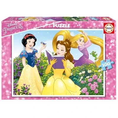 Imagen de Educa Princesas Disney Puzzle Infantil de 100 Piezas, a Partir 6 años (17167)