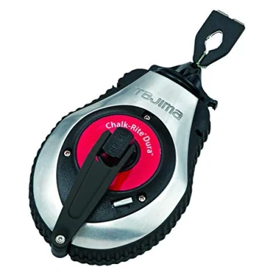 Imagen de Tajima Chalk Rite Dura CR401SD cuerda de impacto (30 m largo, con sistema manivela rápida, para todas las superficies, trenzada)