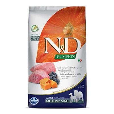 Imagen de Farmina N&amp;D Calabaza y Cordero Adult Medium &amp; Maxi Grain Free 2351 2, 5 kg