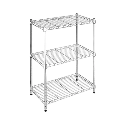Imagen de THINIA HOME Estantería Metálica con 3 Baldas Ajustables 76.2x58.9x34cm 240Kg