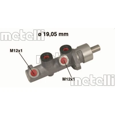 Imagen de CIFAM 202 472 Cilindro Maestro de Freno 19,05 Aluminio SMART: Cabrio, City Coupe