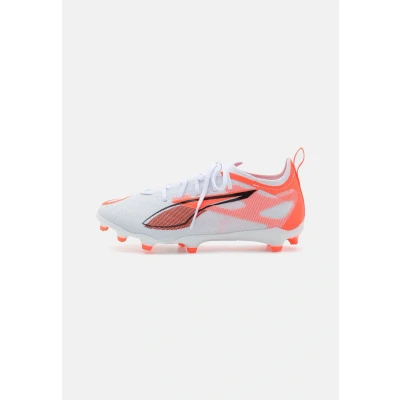 Imagen de PUMA Ultra 5 Pro FG/AG JR, Zapatillas de fútbol, White Black Glowing Red, 34.5 EU