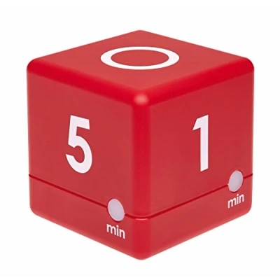 Imagen de TFA Dostmann Digital Cubo. Temporizador, plástico, Rojo, 6 x cm