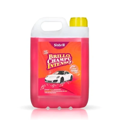 Imagen de Sisbrill Champú Brillo Intenso Ultraconcentrado 1:1000 Limpiador de coches, pH Neutro y seguro 5 Litros
