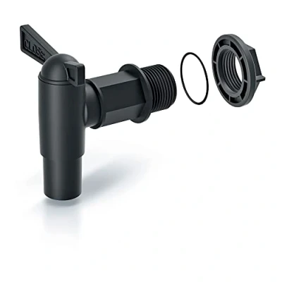 Imagen de Prosperplast Accesorio para Tanque de Agua Grifo CANTAP 2, Dimensiones (mm) 150x40x160, Color Negro