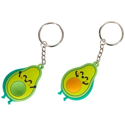 Imagen de Mr. Wonderful Set de 2 llaveros aguacate para personas que encajan a la perfección (ENG)