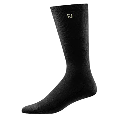 Imagen de Footjoy Socks ProDry Crew Calcetines, Negro, Talla única/S Unisex Adulto