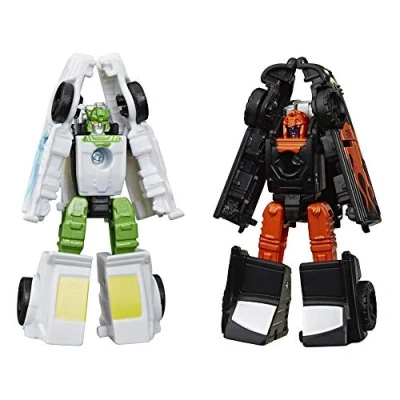 Imagen de Transformers Toys Generations War for Cybertron: Earthrise Micromaster WFC E3 Hot Rod Patrol Paquete de 2 Niños 8 años en adelante, 1.5 Pulgadas