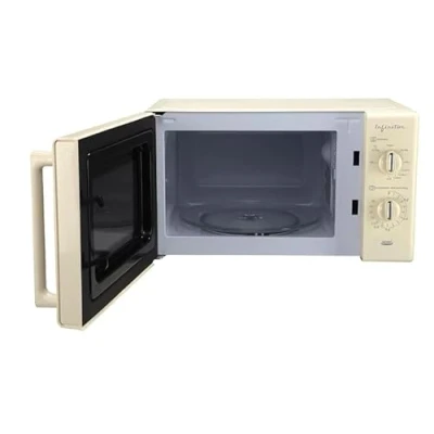 Imagen de Infiniton Microondas MW RC21, 700 W, 20 L, Función Grill, descongelar, Temporizador 35 min, Acabado Vintage (beige)