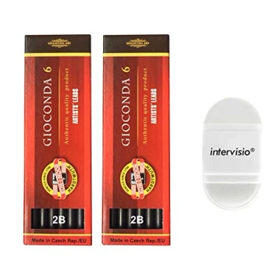 Imagen de intervisio Koh I Noor K4865 Minas para portaminas (5,6 mm, 2B, 120 mm de longitud, 2 unidades)