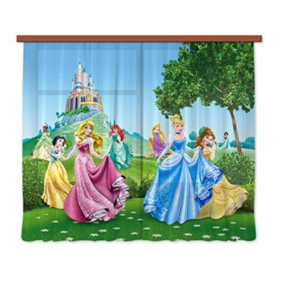 Imagen de AG Design FCSXL 4319 Cortinas para Niños, Tela, Multicolor, 0.1x180x160 cm