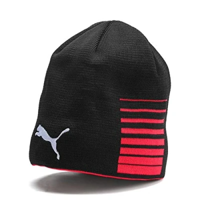 Imagen de PUMA Liga Reversible Beanie Gorro, Unisex Adulto, Red Black, OSFA