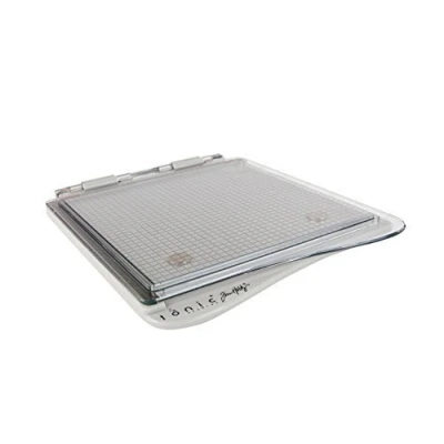 Imagen de Tonic Studios Stamp Platform by Tim Holtz, Plastic, Grigio/Trasparente, 24.5x29.3x1.5 cm