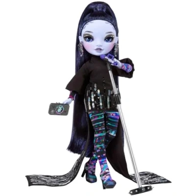 Imagen de RAINBOW High Shadow Reina Glitch Crowne Muñeca de Moda Púrpura con Atuendo y 10+ Accesorios Juego Coloridos para Niños Coleccionistas 12+ Años