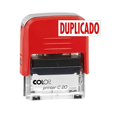 Imagen de Colop Printer 2O L DUPLICADO Sello 20&quot;Duplicado&quot;, 38mm x 14mm