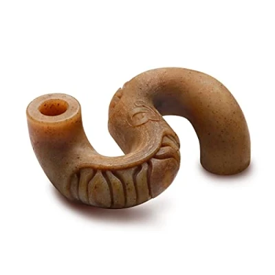 Imagen de Benebone Tripe Bone Juguete masticable Indestructible para Perros masticadores agresivos, rompe el aburrimiento Resistente de Larga duración Perros, Sabor Real Carne Res,