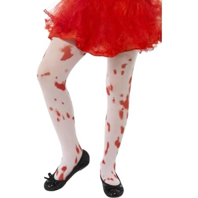 Imagen de Smiffys Medias, Blancas, con mancha de sangre, edad 6 12