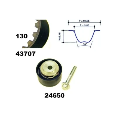 Imagen de MAPCO 23631 Kit de correa distribución 130 FORD: Transit Mk4 Furgón, Mk3 Bus