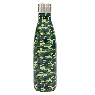 Imagen de YOKO DESIGN 1336 Botella isotérmica (Doble Pared, Acero Inoxidable), Inoxidable, Camuflaje, 500 ml