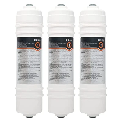 Imagen de RF M6 Filtro de agua 3x externo para frigoríficos compatible con Midea, Comfee, Hanseatic, Teka Side by