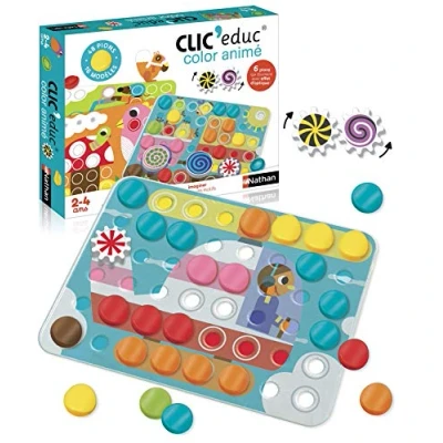 Imagen de Nathan Juego,Gente Clic educ Color Animado, Blanco/Negro, Talla única (31081)