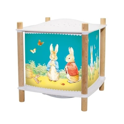 Imagen de Trousselier Peter Rabbit Lámpara mágica nocturna REVOLUTION 2.0 Para niños Dibujos animados Proyector estrellas musical Música e historias por streaming Detector de llantos Batería