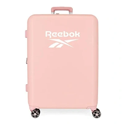 Imagen de Reebok Roxbury Maleta mediana Rosa 48x70x26 cms Rígida ABS Cierre TSA integrado 81L 2,5 kgs 4 Ruedas dobles
