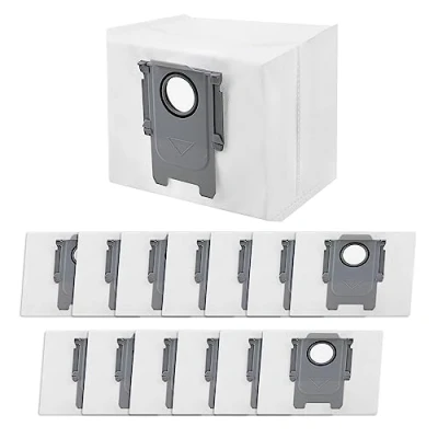 Imagen de 14 bolsas de aspiradora compatibles para Roborock S7 Pro Ultra /S7 MAXV Ultra/Q7+/Q7 Max/Q7 Max+/T8/Q5+Juego accesorios repuesto aspiradoras