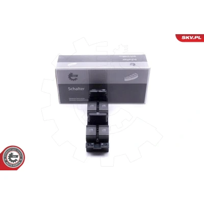 Imagen de ESEN SKV 37SKV183 Interruptor, elevalunas lado del conductor, Delante, izquierda SKODA: Octavia I Hatchback, Fabia 1 Combi