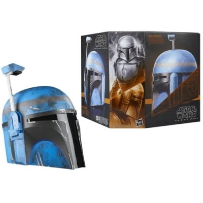 Imagen de Star Wars The Black Series Axe Woves Casco electrónico premium Mandalorian Artículo de colección para adultos