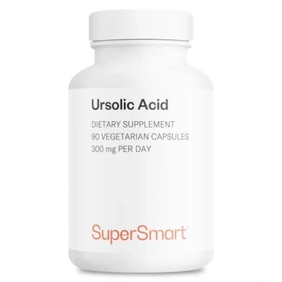 Imagen de Ácido Ursólico Ayuda a Mantener la Masa Muscular Antiinflamatorio Natural Antienvejecimiento Extracto de Hoja Romero Estandarizado al 25% Vegano SuperSmart